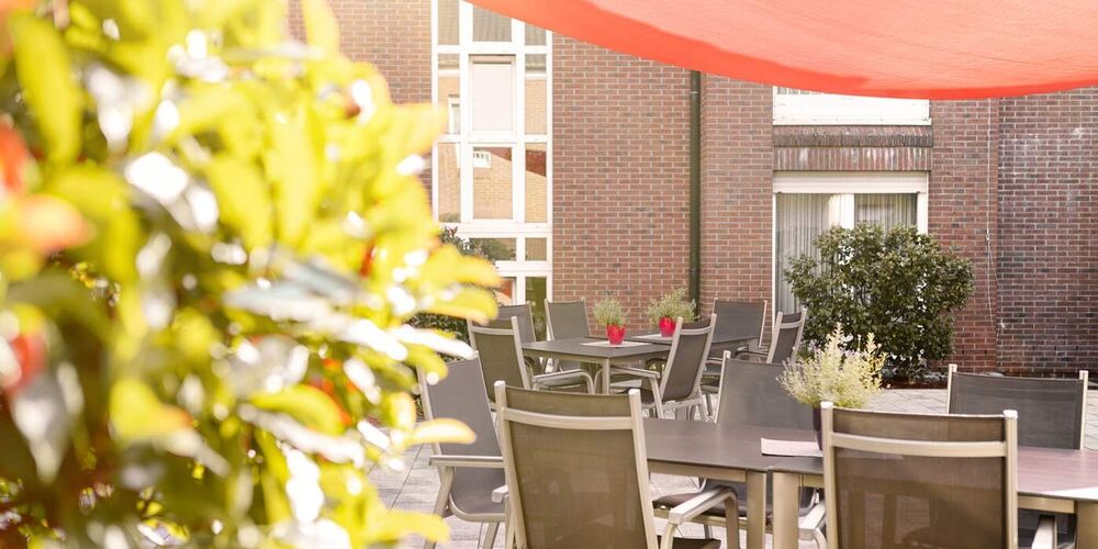 gemütliche Terrasse im Josef Haus