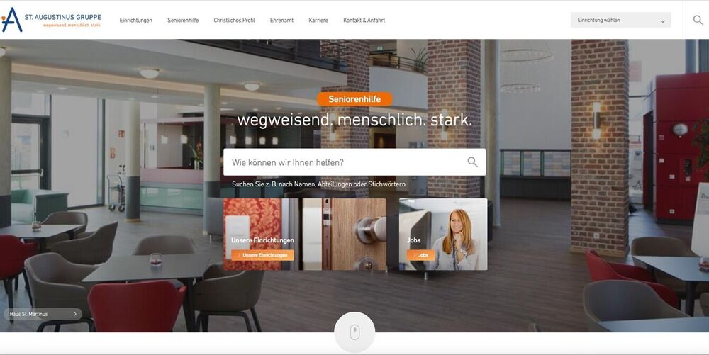 Neue Webseite St. Augustinus Gruppe