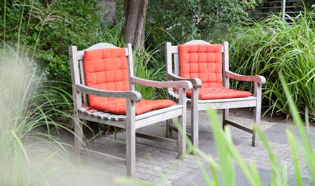 Sitzgelegenheit im Grünen