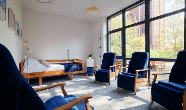 In der Tagespflege Viersen gibt es auch einen Rückzugsraum.