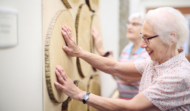 Fühlen auf dem Wohnbereich