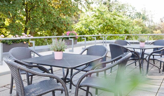 Großzügiger Balkon